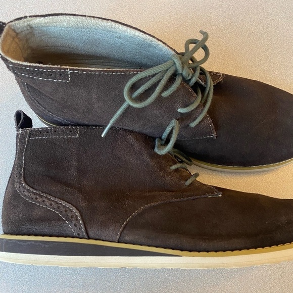 Stacy Adams Dark Brown Suede Chukka Style Boots - Picture 1 of 8